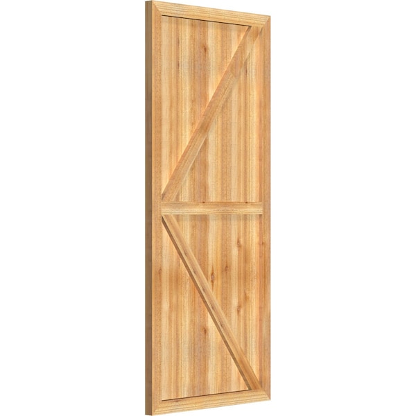 Framed Board-n-Batten Shutters W/Z-Bar, Rough Sawn Western Red Cedar, 26 7/8W X 62H